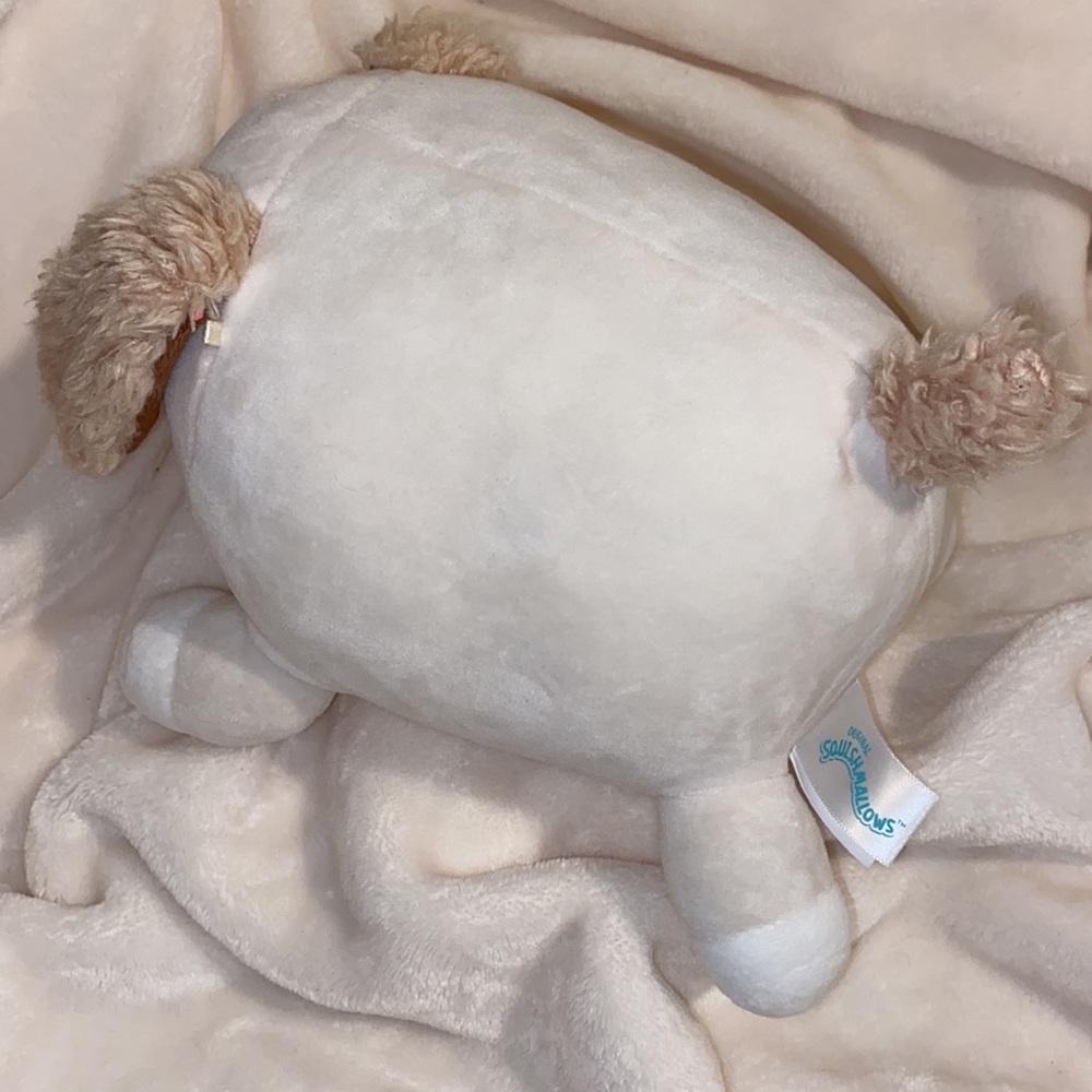 Squishmallows Harrison the Dog Hug Mees Laying Down Ultimate Soft Stuffed Pillow - Picture 5 of 12
